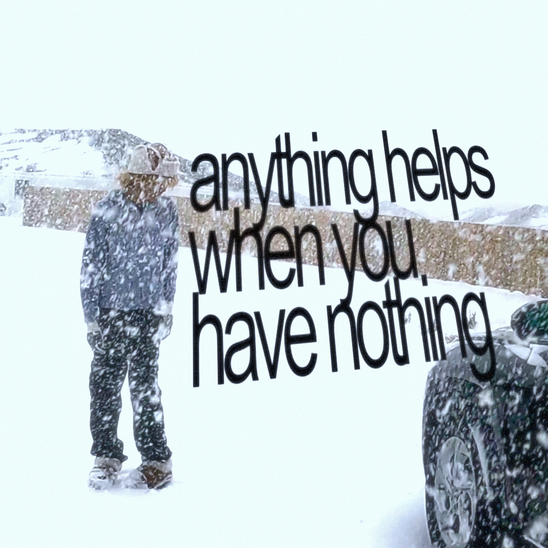 Anything Helps When You Have Nothing by cavyion